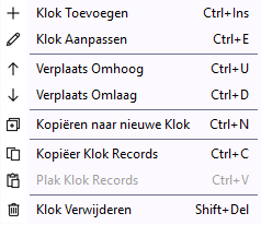 popup weeklokken boom