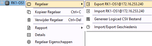popup om logicad te exporteren popup om logicad te exporteren