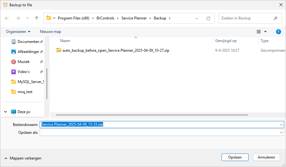 backup to file backup to file